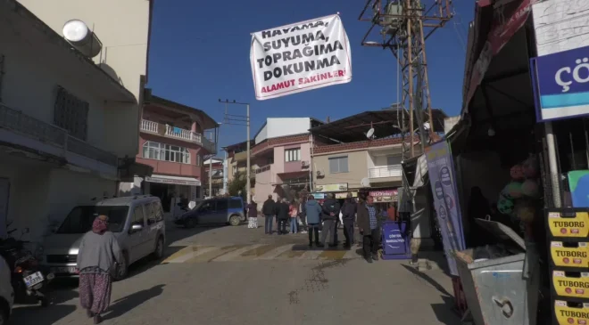 Aydın’ın Bozdoğan ilçesinde jeotermal santrale karşı köylüler mücadele ediyor