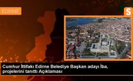 Cumhur İttifakı Edirne Belediye Başkan Adayı Belgin İba, 55 Başlıkta Projelerini Tanıttı