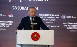Cumhurbaşkanı Erdoğan, Kütahya’da yeni fabrikaların açılışında konuştu