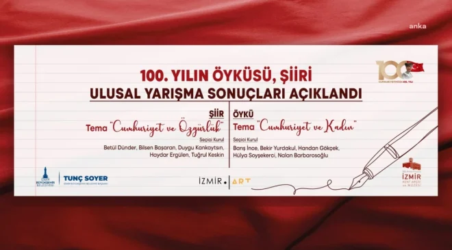 İzmir Büyükşehir Belediyesi’nin düzenlediği öykü ve şiir yarışmasının sonuçları açıklandı