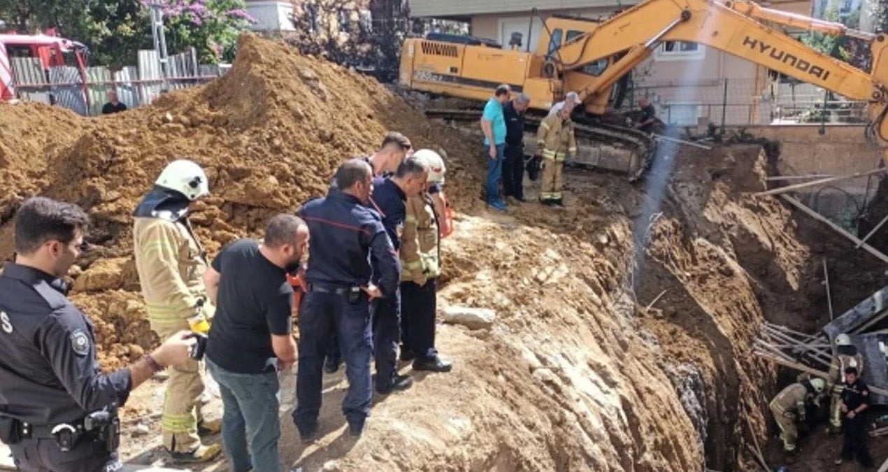 İzmir’de inşaat alanında göçük: 1 işçi kurtarıldı