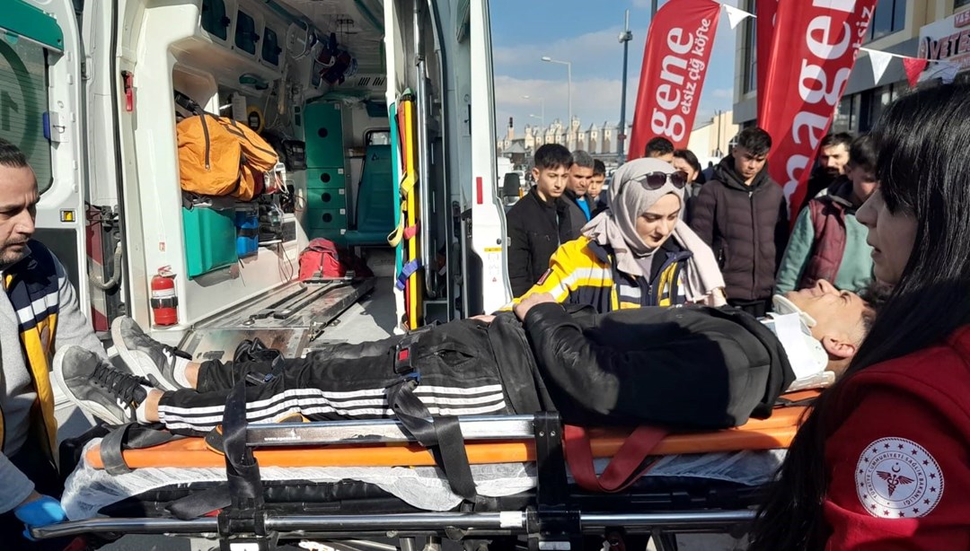 Konya’da trafik kazası: 2 yaralı